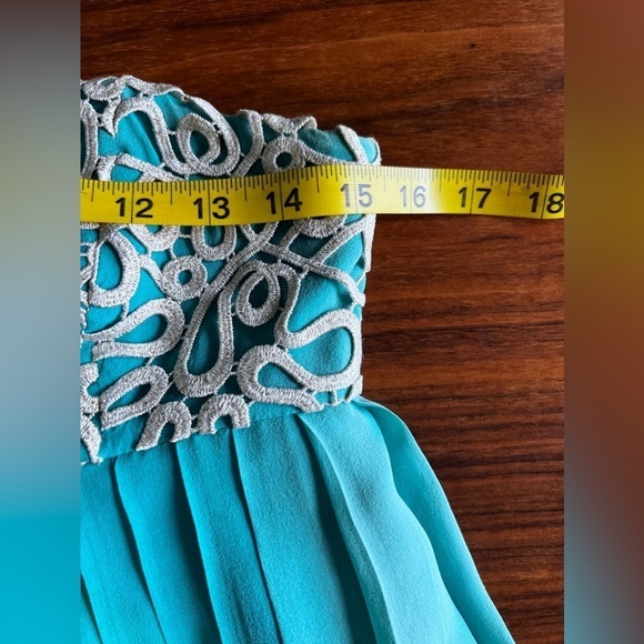 Lilly Pulitzer Jillie Night Out dress Chic Strapless Jewel Silk Gold Empire Sz 2 - Picture 13 of 16